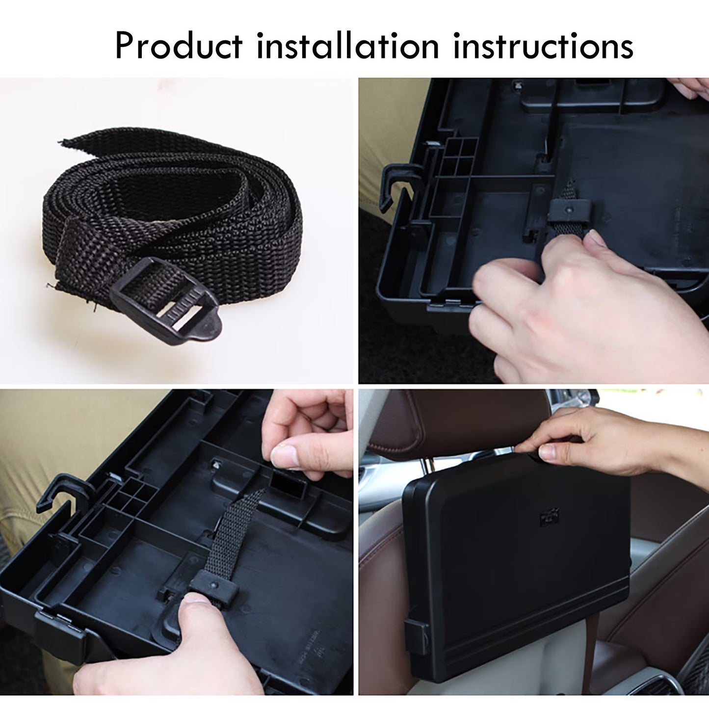 Foldable Car Back Seat Tray