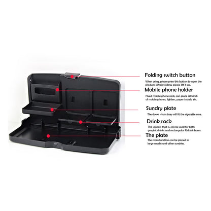Foldable Car Back Seat Tray